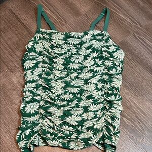 Torrid 00 Floral Green Women's tank